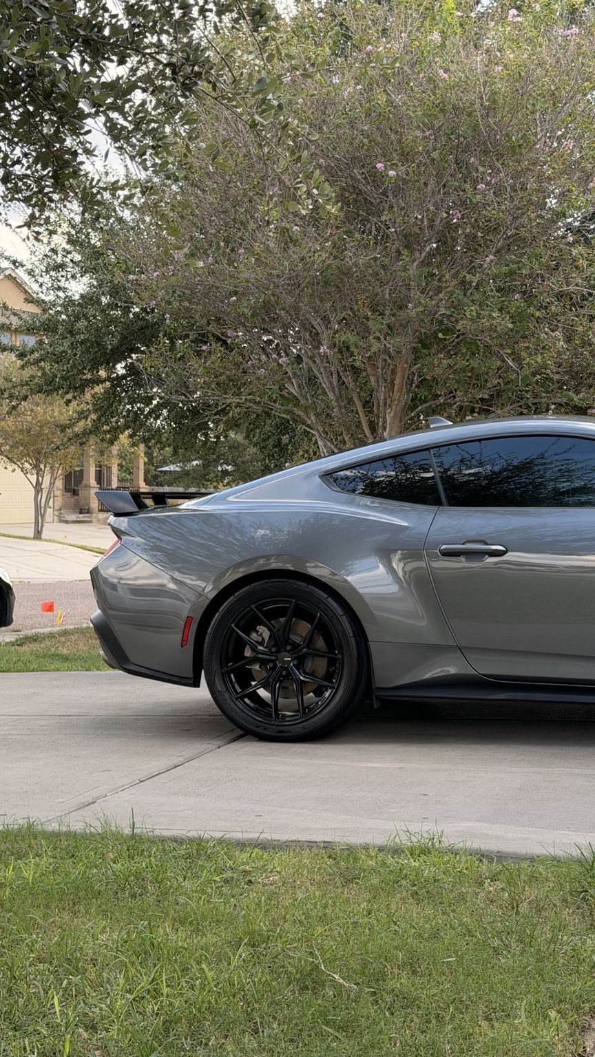 Gray sports car
